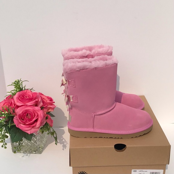 UGG Bailey Bow Striped Boots - Picture 3 of 7